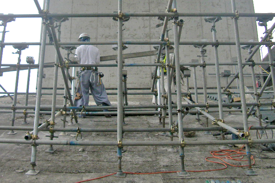 仮設足場・鉄骨工事・はく落防止工事は広島市の株式会社総和工業|求人募集中10